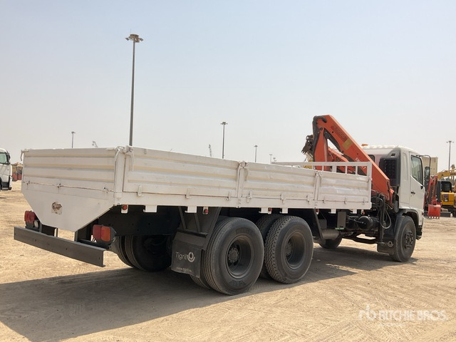 2007 Hino 500 Palfinger PK1000 4.5 ton Knuckl ... Flatbed Truck with Crane - Flakbil, Kranbil: bild 4 2007 Hino 500 Palfinger PK1000 4.5 ton Knuckl ... Flatbed Truck with Crane - Flakbil, Kranbil: bild 4