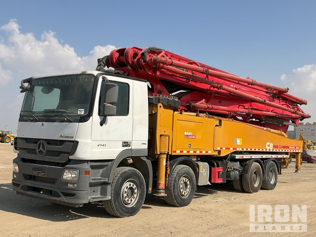2019 Mercedes-Benz Actros 4141 2019 Sany SYM5443THB 56 m on 8x ... Concrete Pump Truck - Betongpump: bild 2 2019 Mercedes-Benz Actros 4141 2019 Sany SYM5443THB 56 m on 8x ... Concrete Pump Truck - Betongpump: bild 2