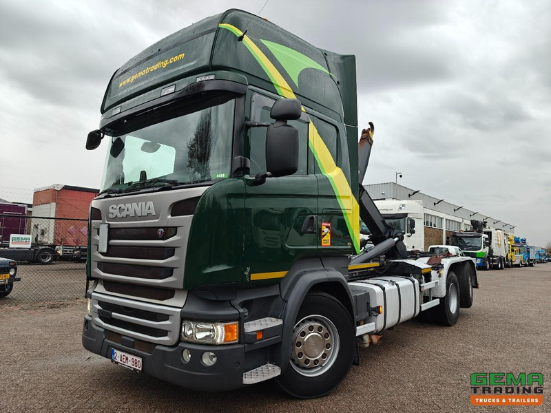 Scania R450 6x2/4 Topline Euro6A - Retarder - HaakarmSysteem Marrel 26T - Standairco - LiftAs - Vangmuil - Dubbele Tanks - Lastväxlare lastbil: bild 1 Scania R450 6x2/4 Topline Euro6A - Retarder - HaakarmSysteem Marrel 26T - Standairco - LiftAs - Vangmuil - Dubbele Tanks - Lastväxlare lastbil: bild 1