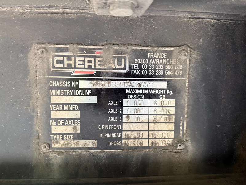 Kyl/ Frys semitrailer Chereau Frigo Carier Vector 1850 3 axle 7CM Side H2.60: bild 13 Kyl/ Frys semitrailer Chereau Frigo Carier Vector 1850 3 axle 7CM Side H2.60: bild 13