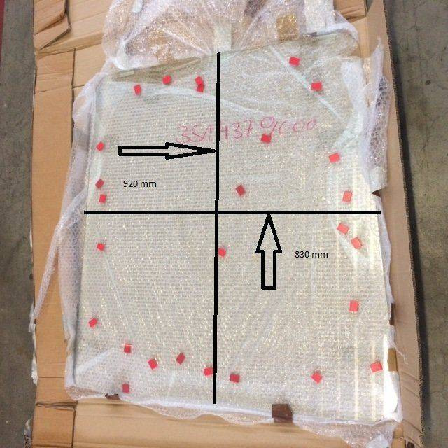 Front Glass Panel for Linde H20-30 - Fönster och reservdelar för Materialhanteringsutrustning: bild 2 Front Glass Panel for Linde H20-30 - Fönster och reservdelar för Materialhanteringsutrustning: bild 2