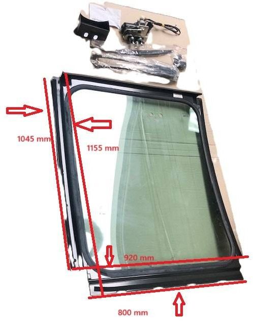 Front window for Nissan - Fönster och reservdelar för Materialhanteringsutrustning: bild 2 Front window for Nissan - Fönster och reservdelar för Materialhanteringsutrustning: bild 2