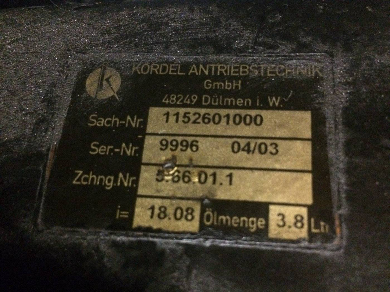 GearBox for Linde R14-20,Series 115 - Transmission för Materialhanteringsutrustning: bild 4 GearBox for Linde R14-20,Series 115 - Transmission för Materialhanteringsutrustning: bild 4