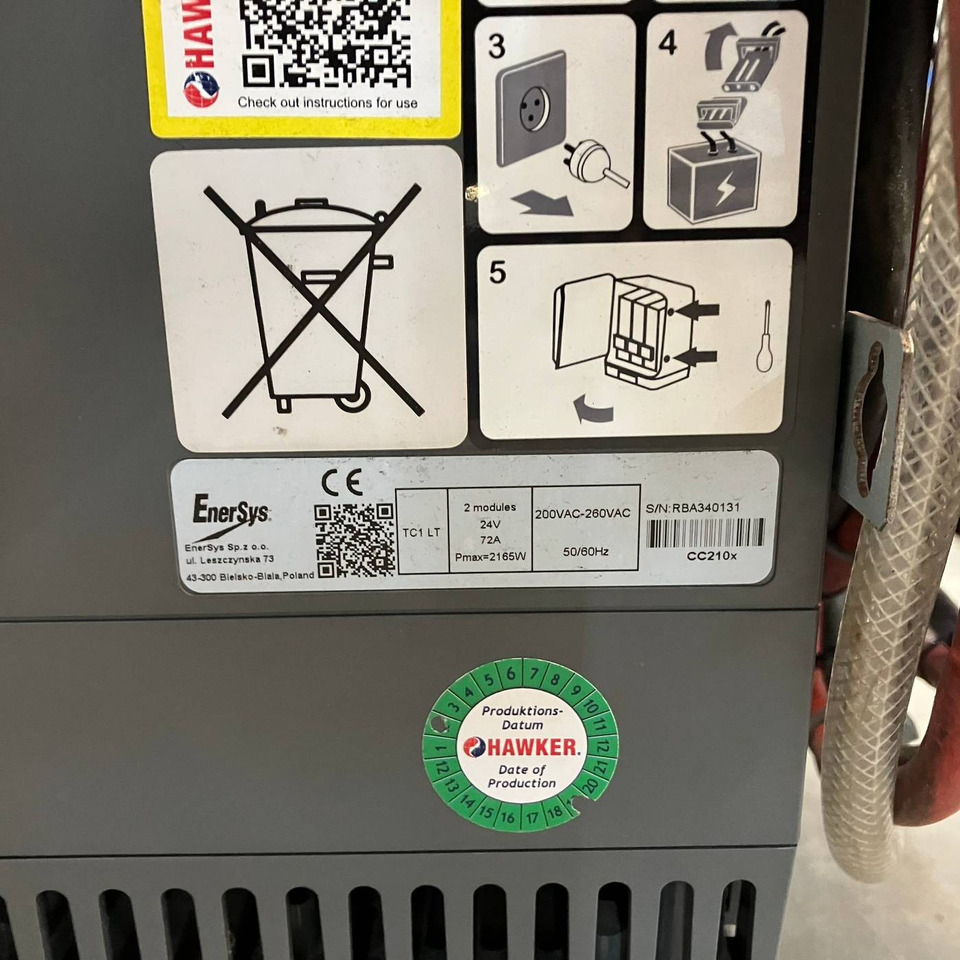 Hawker 24V/72A Lifetech TC1LT - Reservdelar för Materialhanteringsutrustning: bild 4 Hawker 24V/72A Lifetech TC1LT - Reservdelar för Materialhanteringsutrustning: bild 4