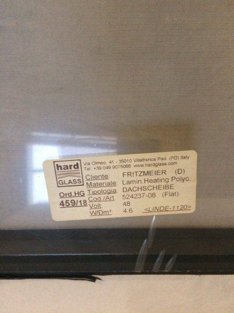 Roof panel for Linde - Fönster och reservdelar för Materialhanteringsutrustning: bild 4 Roof panel for Linde - Fönster och reservdelar för Materialhanteringsutrustning: bild 4