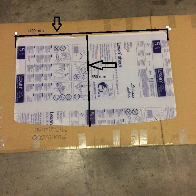 Roof window PC for Linde - Fönster och reservdelar för Materialhanteringsutrustning: bild 2 Roof window PC for Linde - Fönster och reservdelar för Materialhanteringsutrustning: bild 2