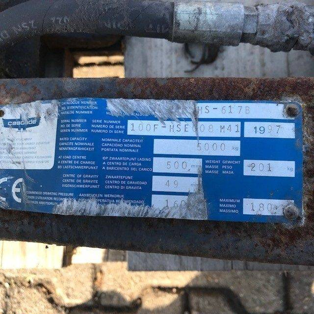 CASCADE FORKPOSITIONER WITH SEPARATE SIDE SHIFT - Tillbehör: bild 5 CASCADE FORKPOSITIONER WITH SEPARATE SIDE SHIFT - Tillbehör: bild 5