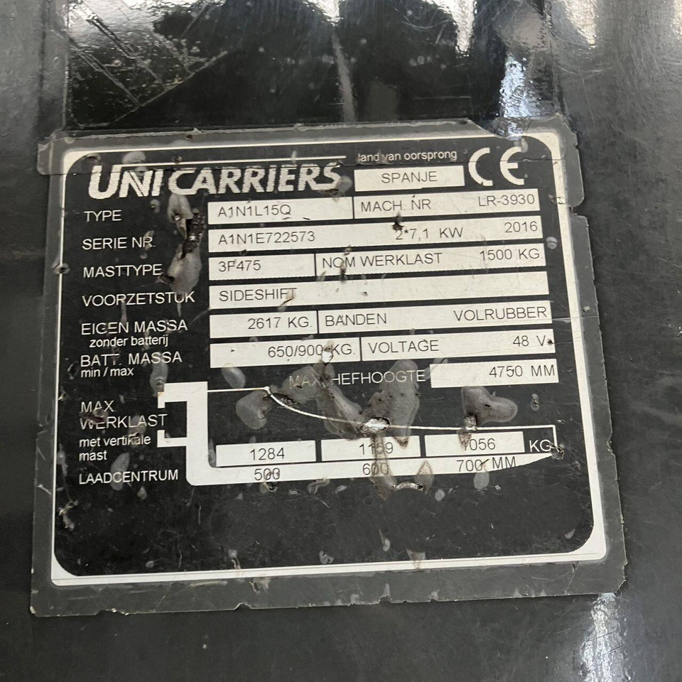 Leasa  Unicarriers ET15 (A1N1L15Q) EX Zone 2 Unicarriers ET15 (A1N1L15Q) EX Zone 2: bild 20