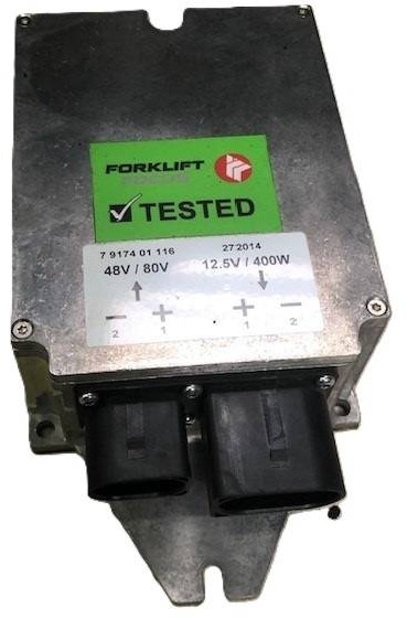 Voltage transformer 400W/48-80V - Elektriskt system för Materialhanteringsutrustning: bild 1 Voltage transformer 400W/48-80V - Elektriskt system för Materialhanteringsutrustning: bild 1