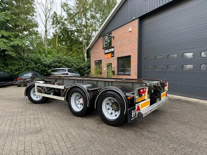 GS Meppel 28T Kiepende containeraanhangwagen! 640cm systeemlengte Centrale smering - Containerbil/ Växelflak semitrailer: bild 2 GS Meppel 28T Kiepende containeraanhangwagen! 640cm systeemlengte Centrale smering - Containerbil/ Växelflak semitrailer: bild 2