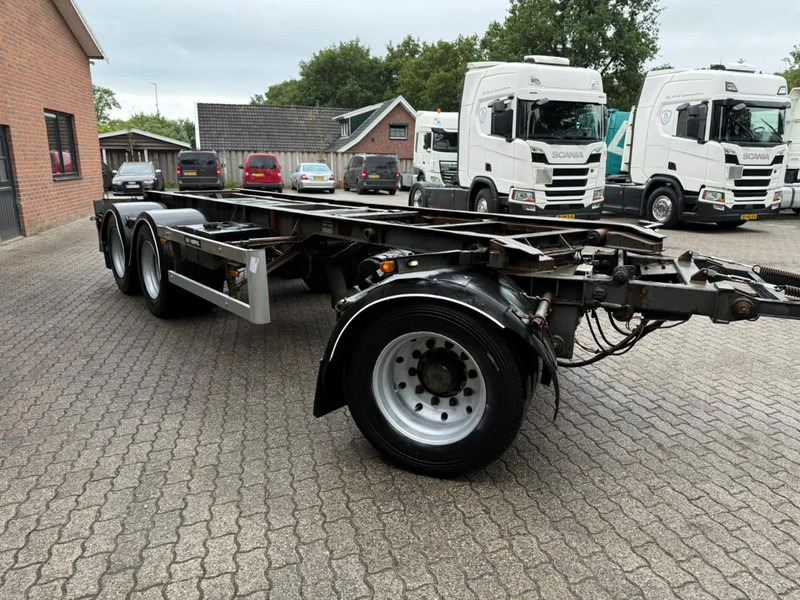 GS Meppel 28T Kiepende containeraanhangwagen! 640cm systeemlengte Centrale smering - Containerbil/ Växelflak semitrailer: bild 4 GS Meppel 28T Kiepende containeraanhangwagen! 640cm systeemlengte Centrale smering - Containerbil/ Växelflak semitrailer: bild 4