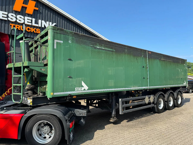Stas S300CX 50m3 Vol alu Klep/Deuren Liftachse SAF Scheibenbremsen - Tippbil semitrailer: bild 1 Stas S300CX 50m3 Vol alu Klep/Deuren Liftachse SAF Scheibenbremsen - Tippbil semitrailer: bild 1