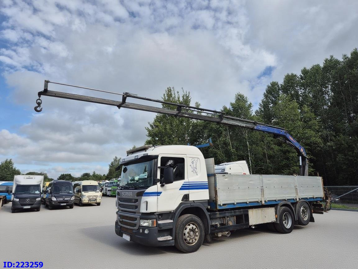 SCANIA P450 6x2 Steering axle Euro6 + PM 13.5SP - Flakbil: bild 2 SCANIA P450 6x2 Steering axle Euro6 + PM 13.5SP - Flakbil: bild 2