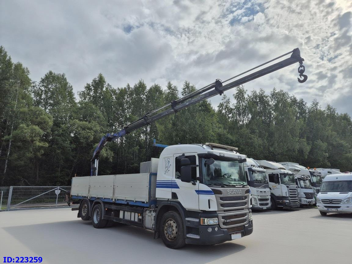 SCANIA P450 6x2 Steering axle Euro6 + PM 13.5SP - Flakbil: bild 1 SCANIA P450 6x2 Steering axle Euro6 + PM 13.5SP - Flakbil: bild 1