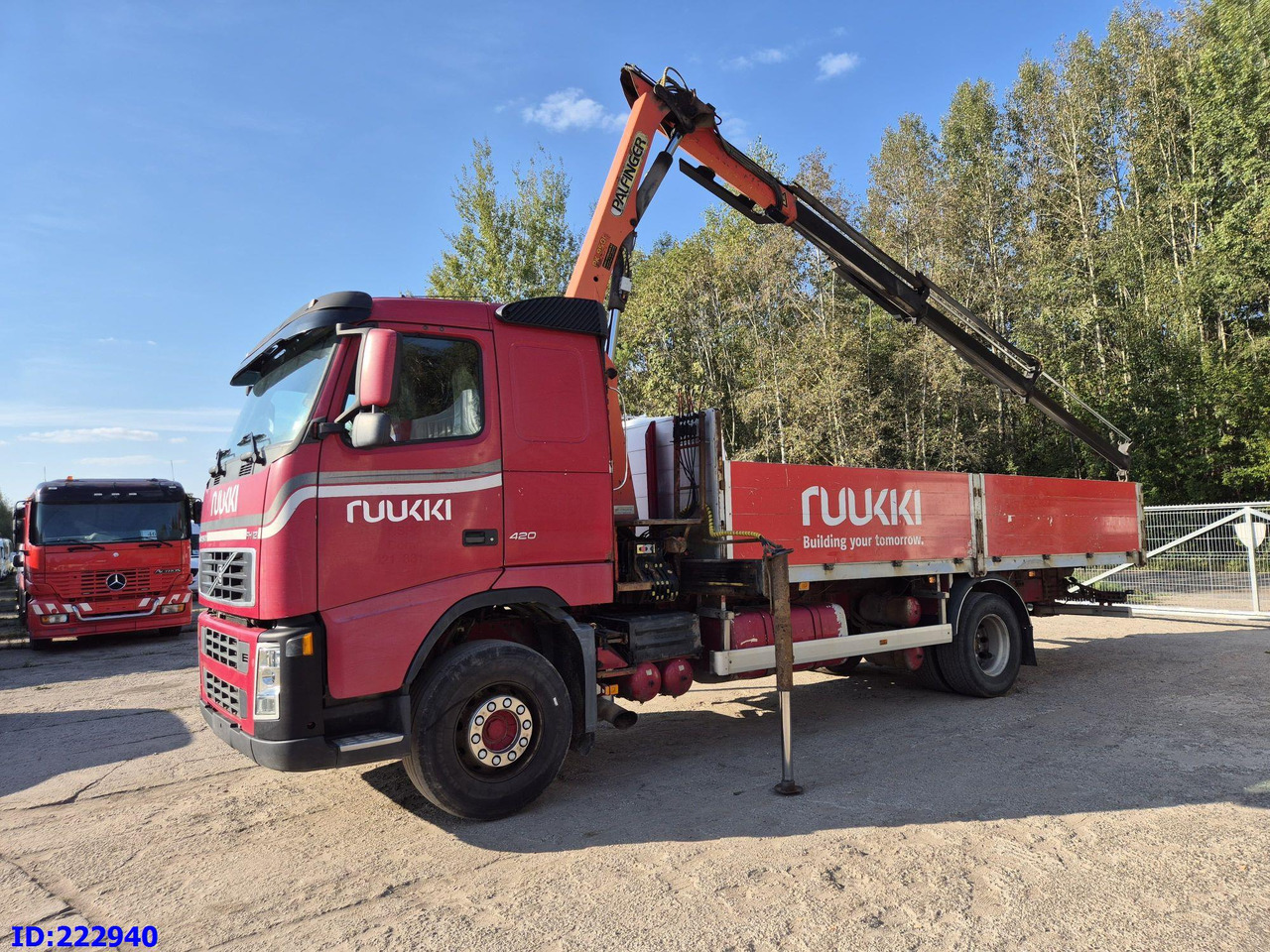 VOLVO FH12 420HP + Crane Palfinger PK9501 - Flakbil: bild 1 VOLVO FH12 420HP + Crane Palfinger PK9501 - Flakbil: bild 1