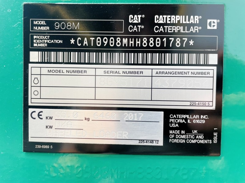Caterpillar 908M (3637) - Hjullastare: bild 3 Caterpillar 908M (3637) - Hjullastare: bild 3