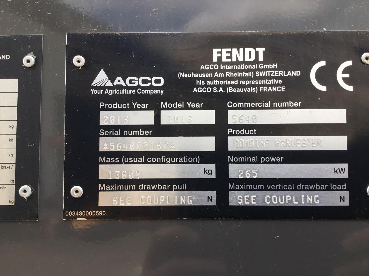 Fendt 6335 C - Skördetröska: bild 5 Fendt 6335 C - Skördetröska: bild 5