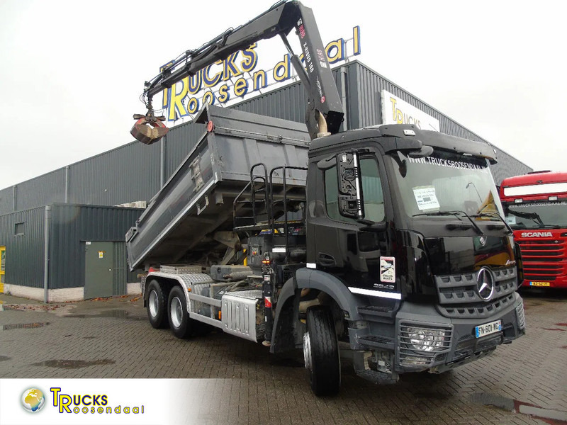Mercedes-Benz Arocs 2643 + HIAB HIDUO 188B-3 + 6X4 + 3 SIDE TIPPER - Kranbil: bild 1 Mercedes-Benz Arocs 2643 + HIAB HIDUO 188B-3 + 6X4 + 3 SIDE TIPPER - Kranbil: bild 1