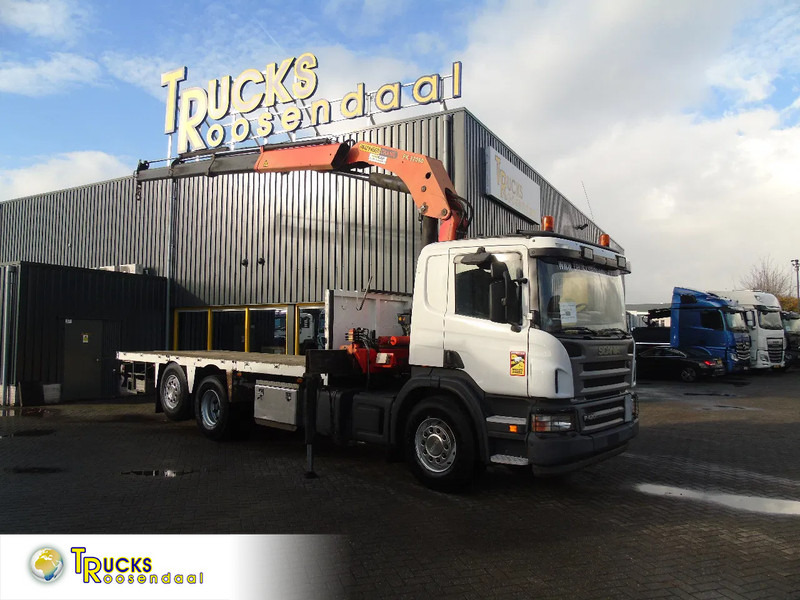 Scania P 420 + PALFINGER 32080 + STEERING + 6X2 - Kranbil: bild 1 Scania P 420 + PALFINGER 32080 + STEERING + 6X2 - Kranbil: bild 1