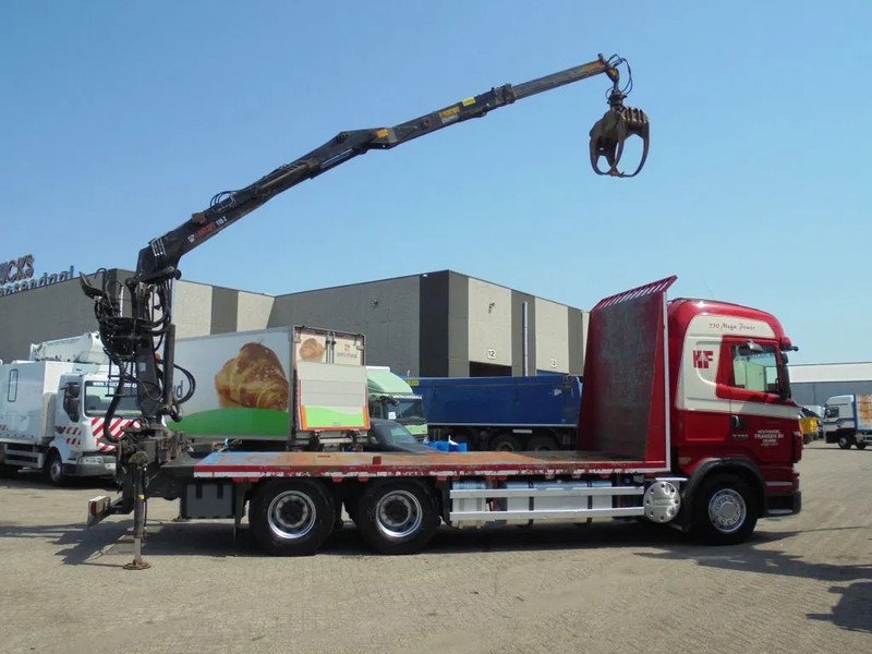 Scania R730 V8 + Euro 5 + Loglift 115Z + 6X4 - Flakbil: bild 3 Scania R730 V8 + Euro 5 + Loglift 115Z + 6X4 - Flakbil: bild 3