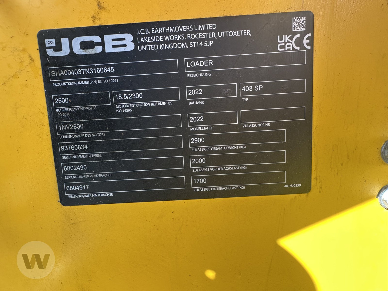 JCB 403 AGRI - Minilastare: bild 3 JCB 403 AGRI - Minilastare: bild 3