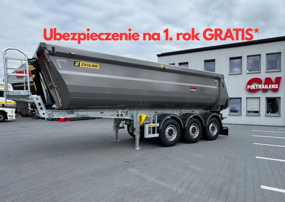 Zaslaw NOWY MODEL, CAŁA HARDOX 500 24/27m3 - Tippbil semitrailer: bild 1 Zaslaw NOWY MODEL, CAŁA HARDOX 500 24/27m3 - Tippbil semitrailer: bild 1