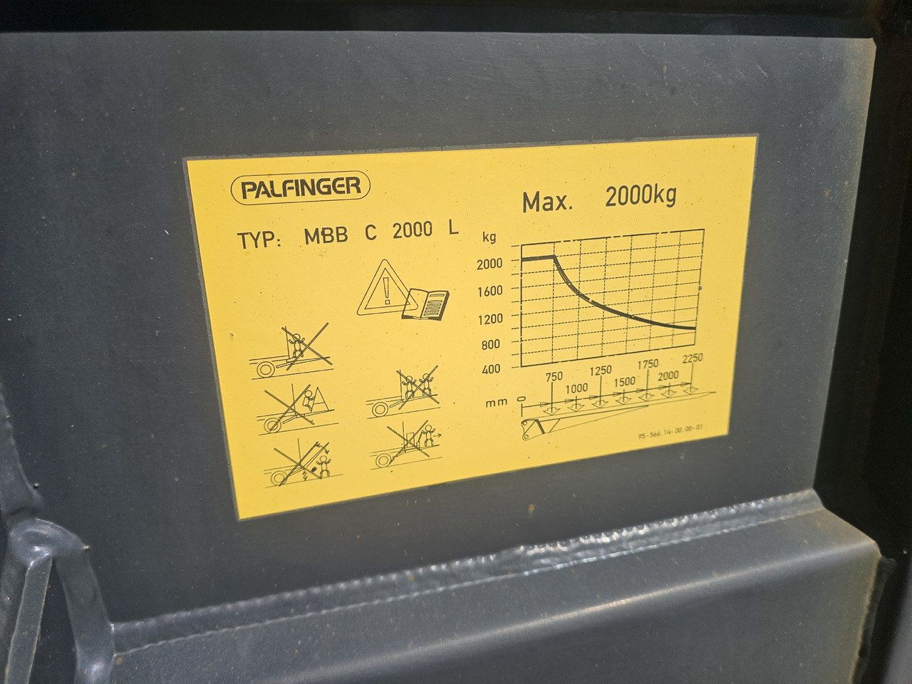 PALFINGER MBB C 2000 L / 2020 / 2000KG - Bakgavellyft: bild 3 PALFINGER MBB C 2000 L / 2020 / 2000KG - Bakgavellyft: bild 3