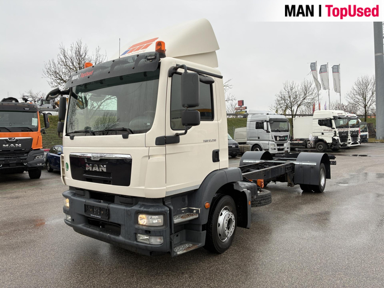 MAN TGM 12.290 4X2 LL - Chassi lastbil: bild 1 MAN TGM 12.290 4X2 LL - Chassi lastbil: bild 1