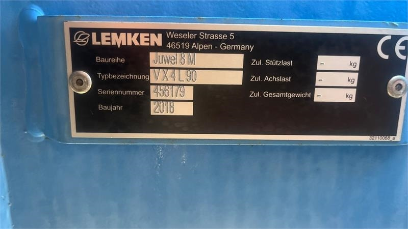 Lemken Juwel 8M VX4L90 MEGET VELHOLDT plov som ikke har k - Plog: bild 5 Lemken Juwel 8M VX4L90 MEGET VELHOLDT plov som ikke har k - Plog: bild 5