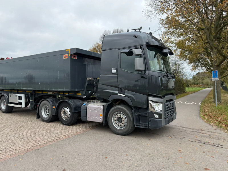 Renault T480 6x2 trekker 262dkm!! TRAILER WITH CRANE FOR SCREED! - Dragbil: bild 4 Renault T480 6x2 trekker 262dkm!! TRAILER WITH CRANE FOR SCREED! - Dragbil: bild 4