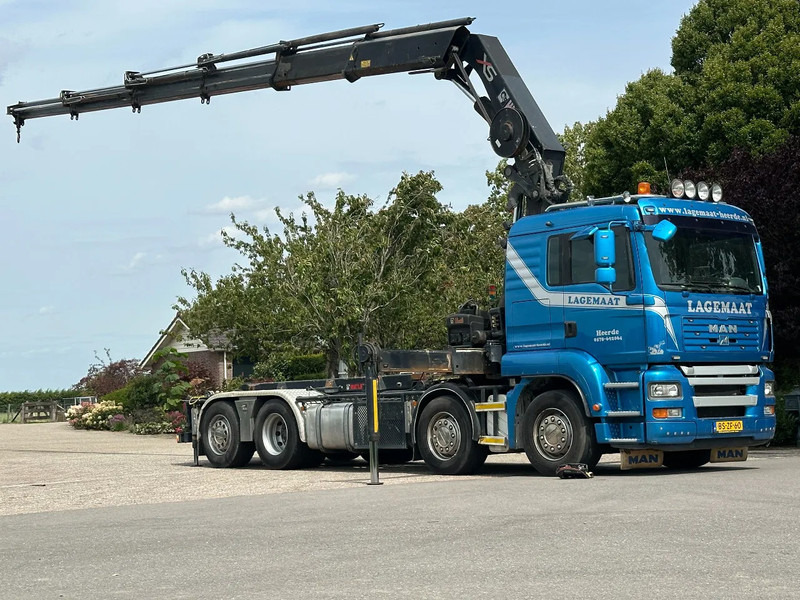 MAN TGA 35.440 8x2 HIAB 37TM!!RADIO REMOTE/CONTAINER SYSTEM! - Lastbil med kabelsystem, Kranbil: bild 1 MAN TGA 35.440 8x2 HIAB 37TM!!RADIO REMOTE/CONTAINER SYSTEM! - Lastbil med kabelsystem, Kranbil: bild 1