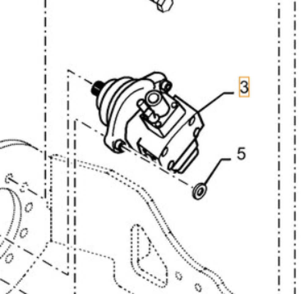 Case 48180421 - Hydraulmotor för Lantbruksmaskiner: bild 1 Case 48180421 - Hydraulmotor för Lantbruksmaskiner: bild 1
