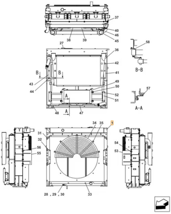 Case LN002530 - LN001620 - Oljekylare för Lantbruksmaskiner: bild 1 Case LN002530 - LN001620 - Oljekylare för Lantbruksmaskiner: bild 1