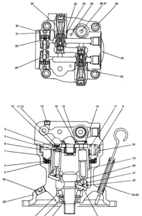 New Holland YT15V00005F2 - 72950197 - Hydraulmotor för Lantbruksmaskiner: bild 1 New Holland YT15V00005F2 - 72950197 - Hydraulmotor för Lantbruksmaskiner: bild 1