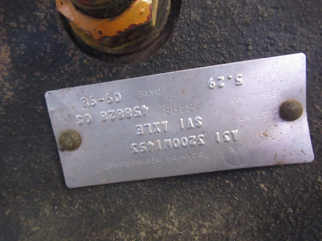 Rockwell SVI AXLE - A31 3200W1453 - Framaxel för Byggmaskiner: bild 2 Rockwell SVI AXLE - A31 3200W1453 - Framaxel för Byggmaskiner: bild 2