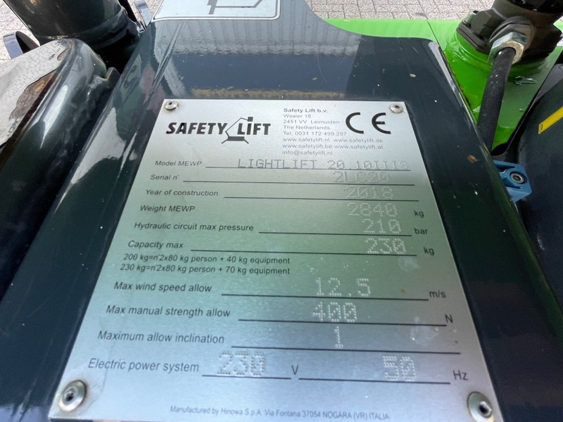 Hinowa Lightlift 20.10 IIIS SOLD - Bomlift: bild 3 Hinowa Lightlift 20.10 IIIS SOLD - Bomlift: bild 3