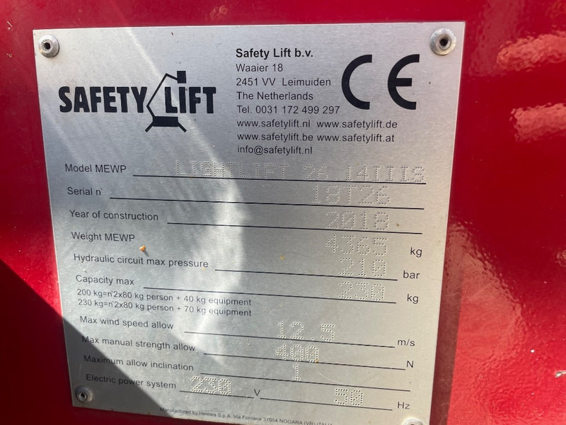 Hinowa Lightlift 26.14 III S - Bomlift: bild 3 Hinowa Lightlift 26.14 III S - Bomlift: bild 3