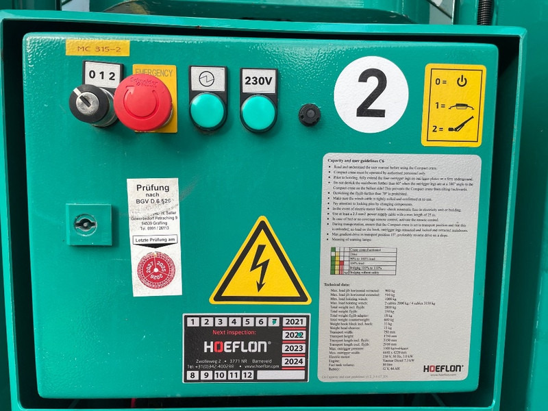 Minikran Hoeflon C 6 E SOLD: bild 6