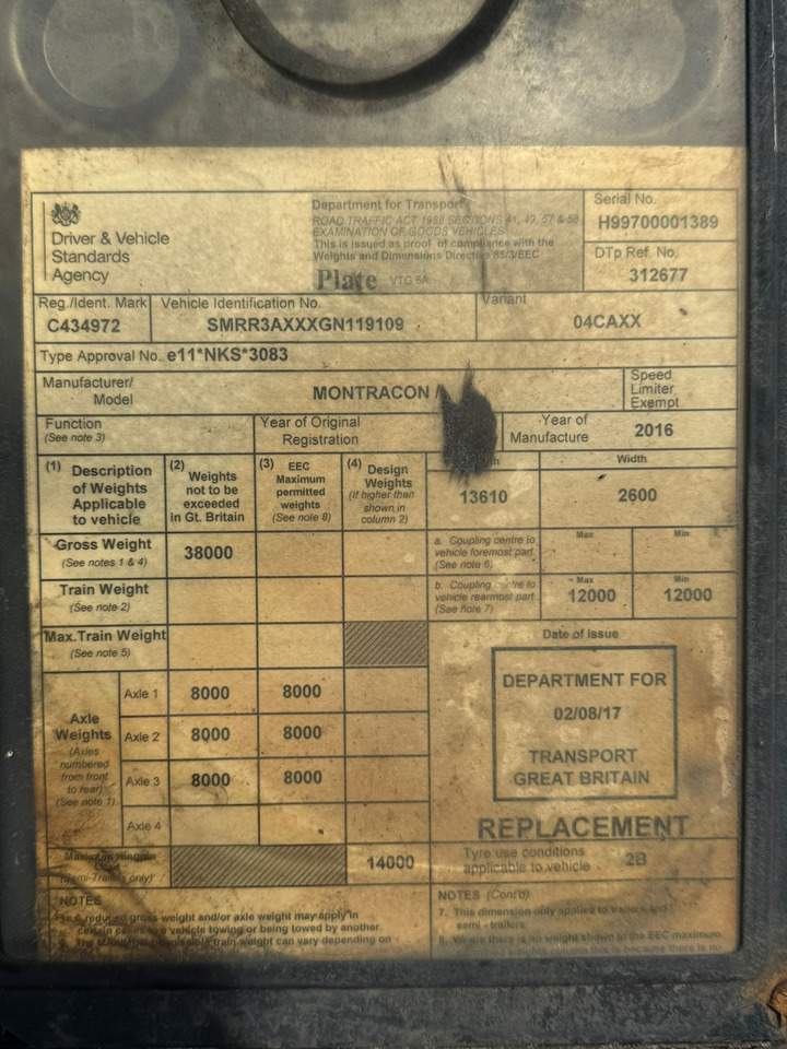 2013 Gray & Adams 13.6m Fridge Trailer – CML449 - Kyl/ Frys semitrailer: bild 2 2013 Gray & Adams 13.6m Fridge Trailer – CML449 - Kyl/ Frys semitrailer: bild 2