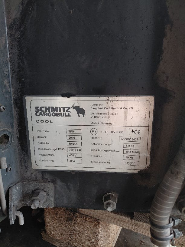 Schmitz -2016 S/N: 5800003437 - Kylanläggning: bild 2 Schmitz -2016 S/N: 5800003437 - Kylanläggning: bild 2