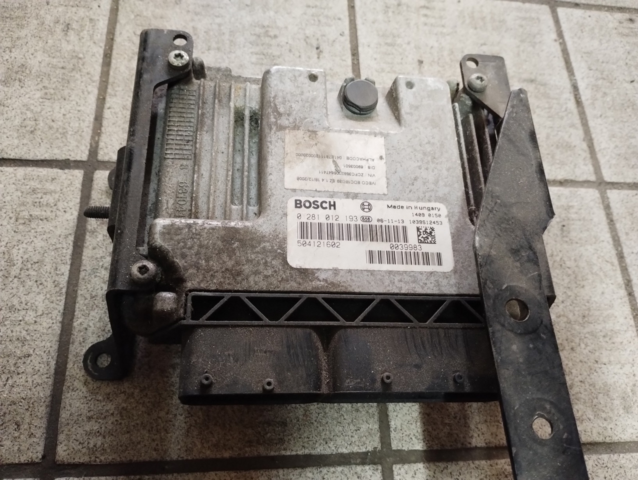 STEROWNIK SILNIKA IVECO DAILY 2.3 HPI 06-11 0281012193 504121602 - Elektriskt system för Transportbil: bild 1 STEROWNIK SILNIKA IVECO DAILY 2.3 HPI 06-11 0281012193 504121602 - Elektriskt system för Transportbil: bild 1