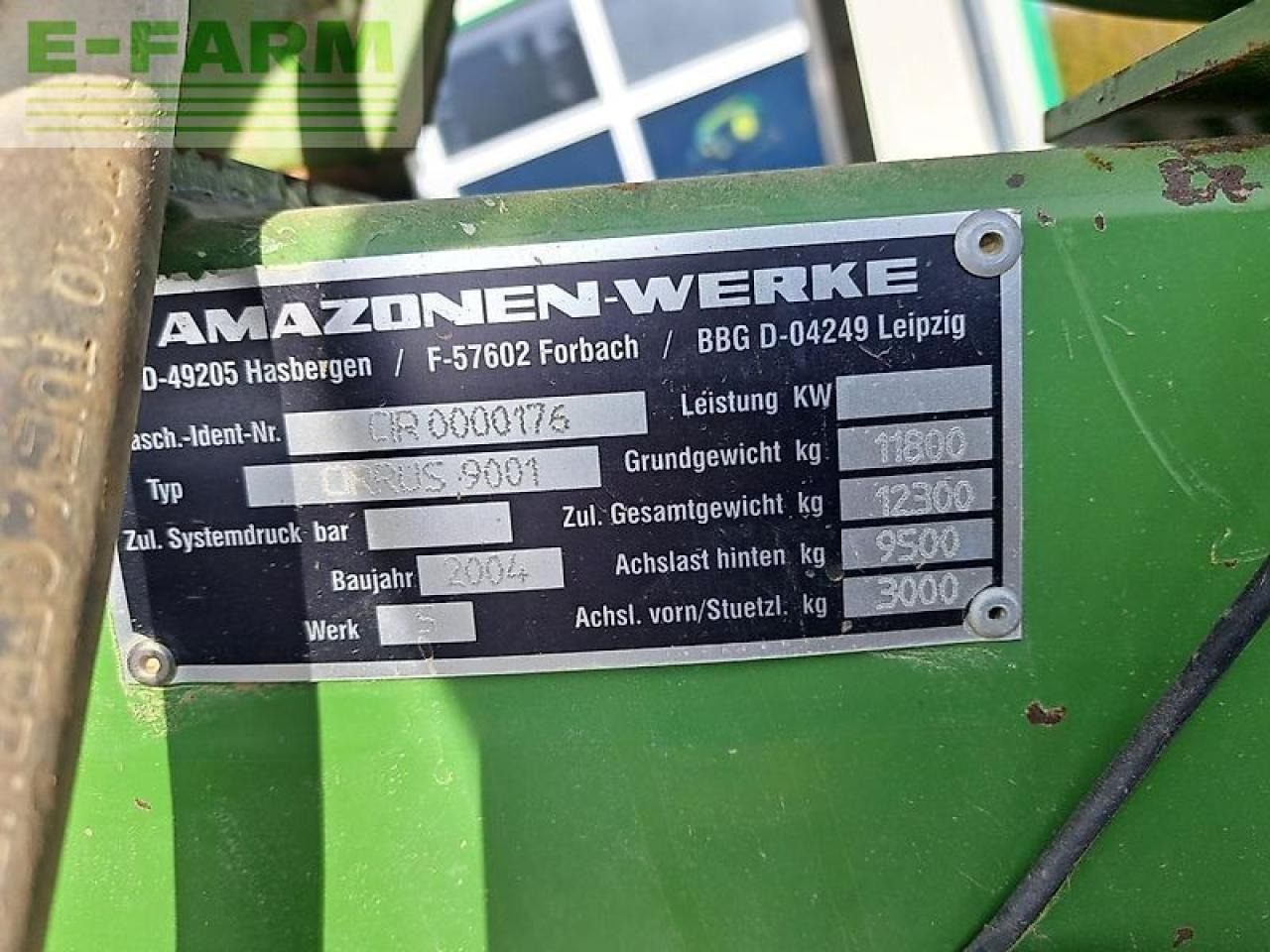 Såmaskin Amazone cirrus 9001: bild 9 Såmaskin Amazone cirrus 9001: bild 9