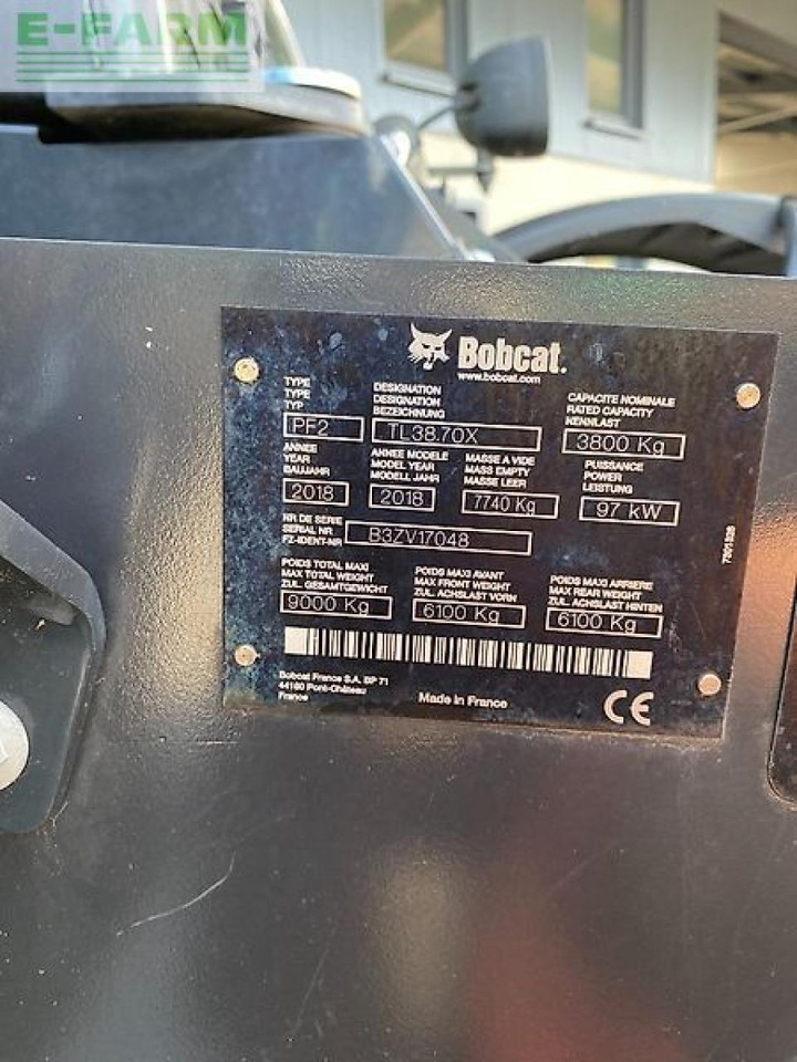 Teleskoplastar Bobcat tl 38.70 hf mit nur 2600 stunden, inkl. 3 werkzeugen: bild 15