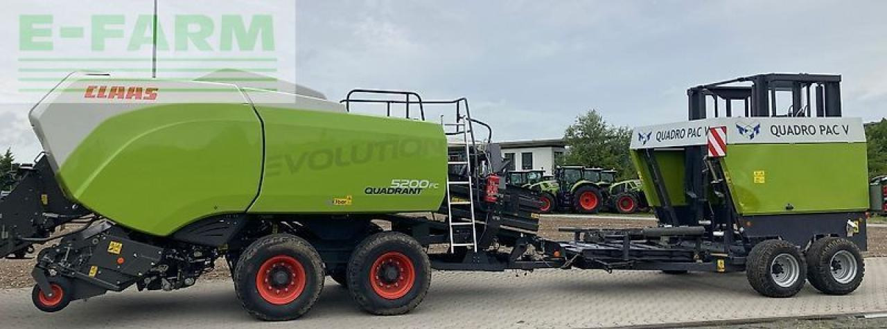 CLAAS 5200 evolution fc tandem inkl. quadro pack v - Fyrkantspress: bild 1 CLAAS 5200 evolution fc tandem inkl. quadro pack v - Fyrkantspress: bild 1