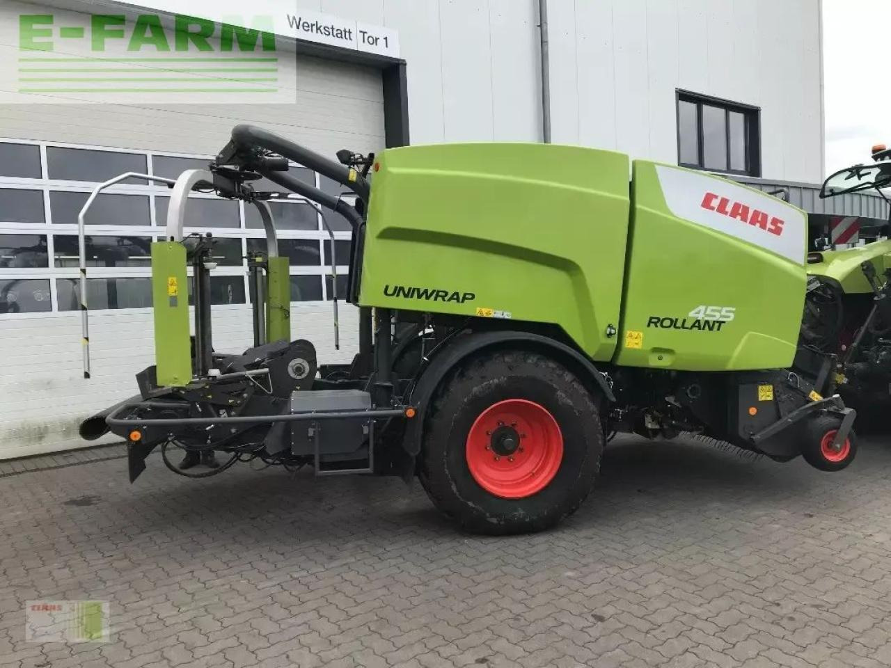 CLAAS rollant uniwrap 455(roto cut 25 messer) - Fyrkantspress: bild 1 CLAAS rollant uniwrap 455(roto cut 25 messer) - Fyrkantspress: bild 1