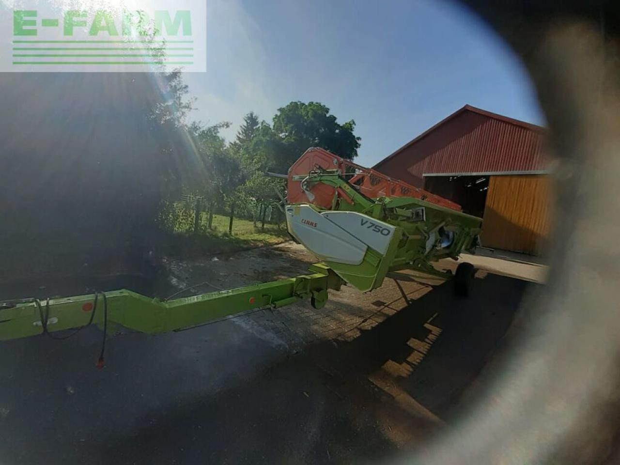 CLAAS vario-schneidwerk v 750 + transportwagen - Tillbehör för exakthack: bild 4 CLAAS vario-schneidwerk v 750 + transportwagen - Tillbehör för exakthack: bild 4