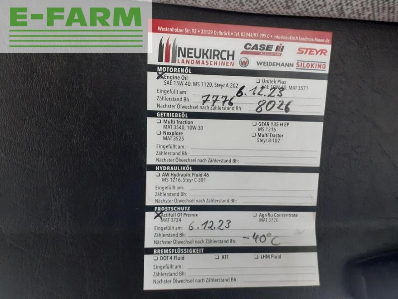 Traktor Case-IH cs 78 komfort a: bild 10