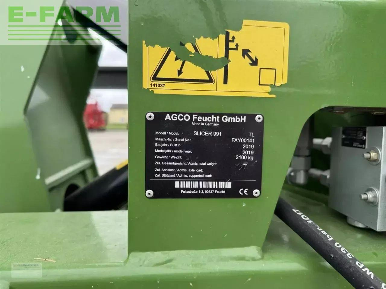 Fendt slicer 991 tl - Slåttermaskin: bild 4 Fendt slicer 991 tl - Slåttermaskin: bild 4