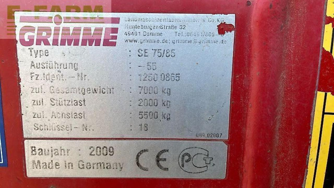 Grimme se 85-55 - Potatisupptagare: bild 4 Grimme se 85-55 - Potatisupptagare: bild 4