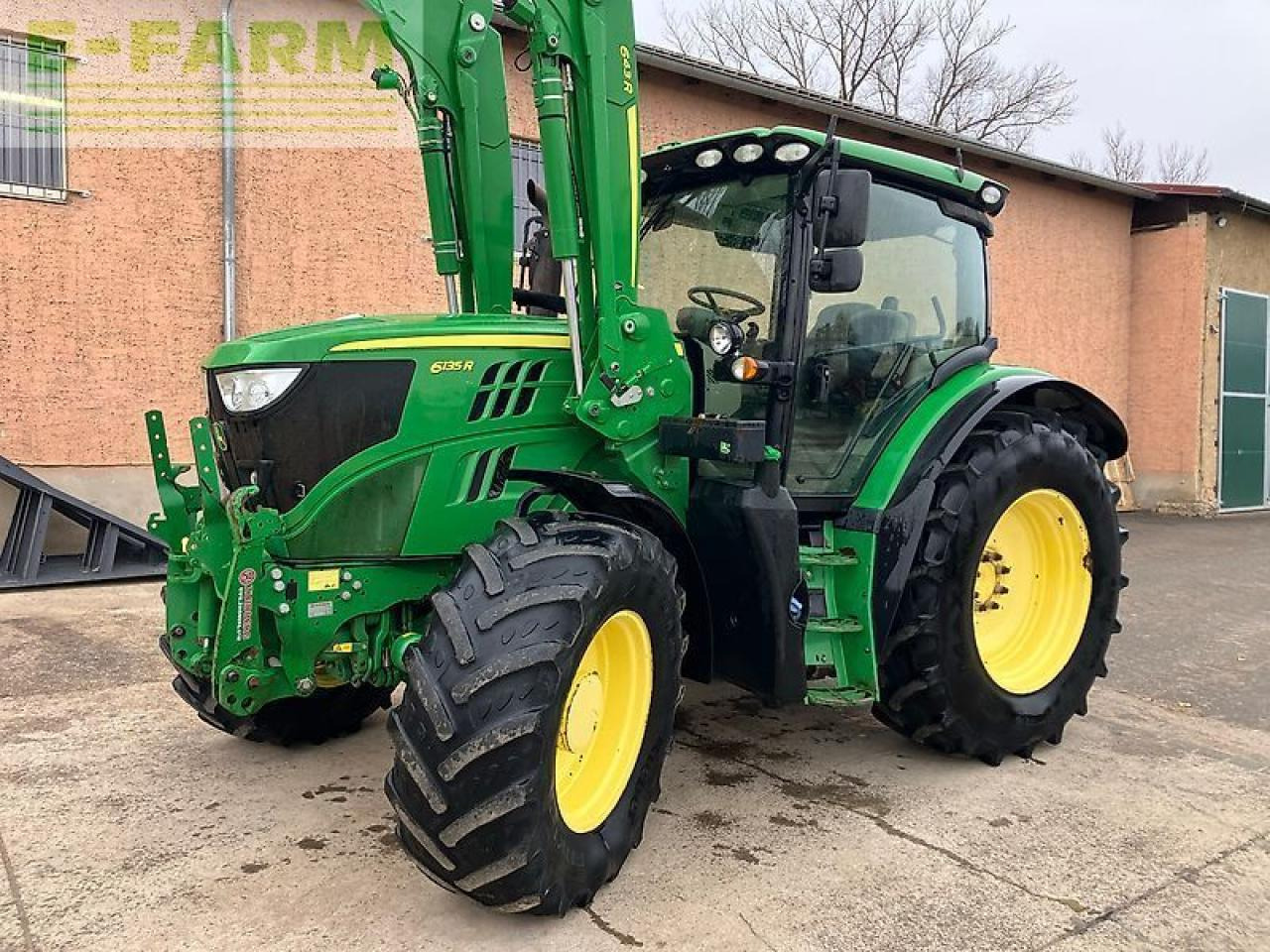 John Deere 6135r + fl 643r - Traktor: bild 2 John Deere 6135r + fl 643r - Traktor: bild 2